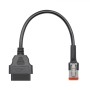 [US Warehouse] 4Pin Motorcycles OBD2 Conversion Cable OBDII Diagnostic Adapter Cable for Harley Davidson